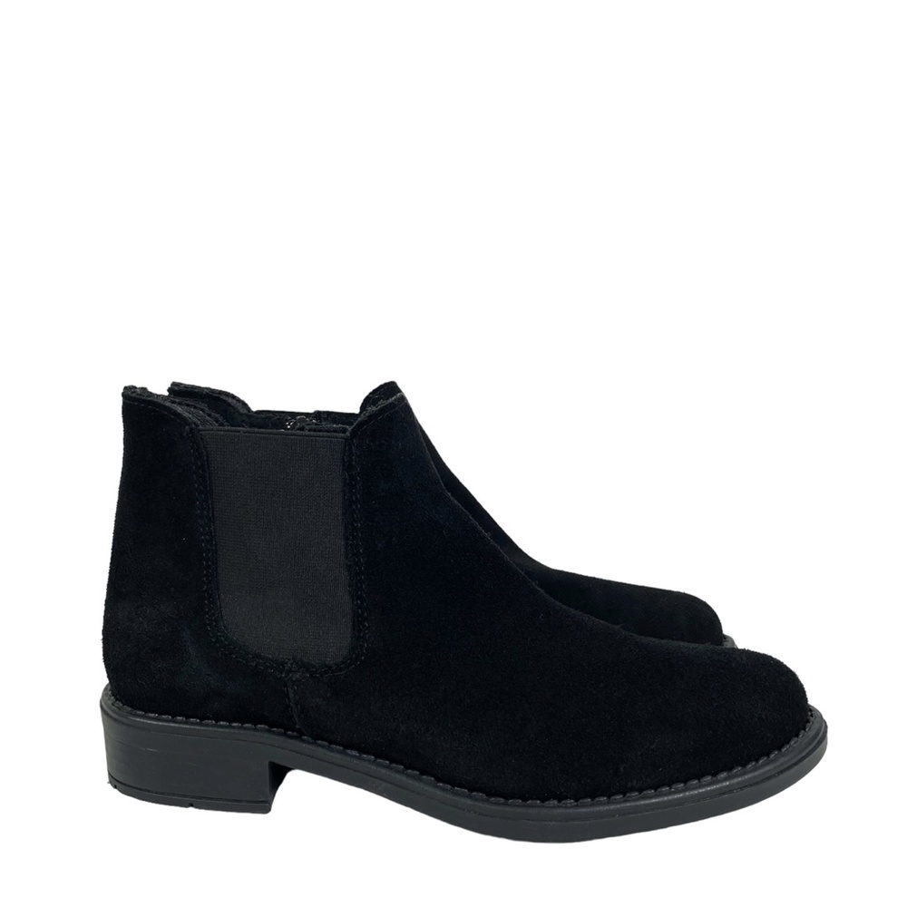 Enzo Tesoti Black Suede Boots Womens Sz. 35 EU (US 5)